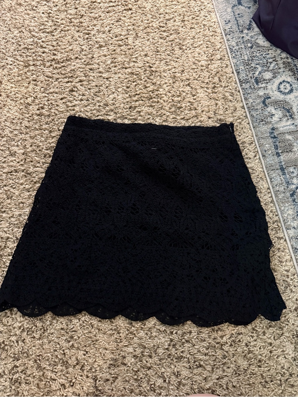 Saltwater Luxe Black Mini Skirt XL